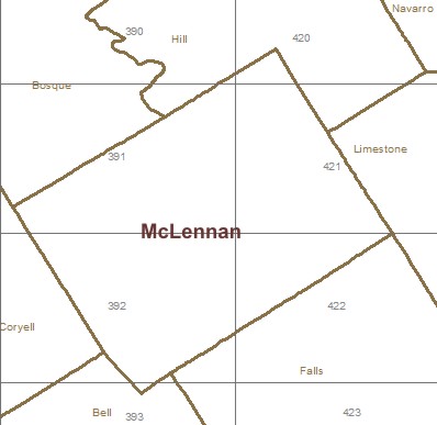 Click a region for county maps